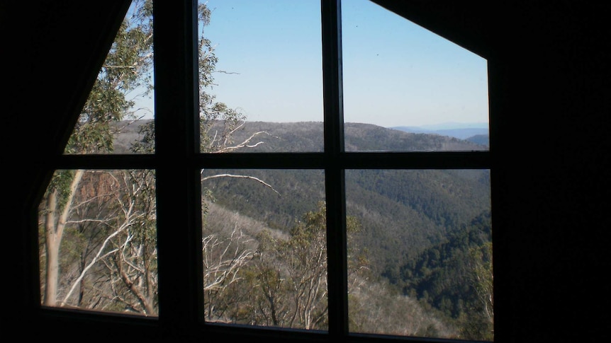 View from new loo at Macalister Springs, Alpine National Park