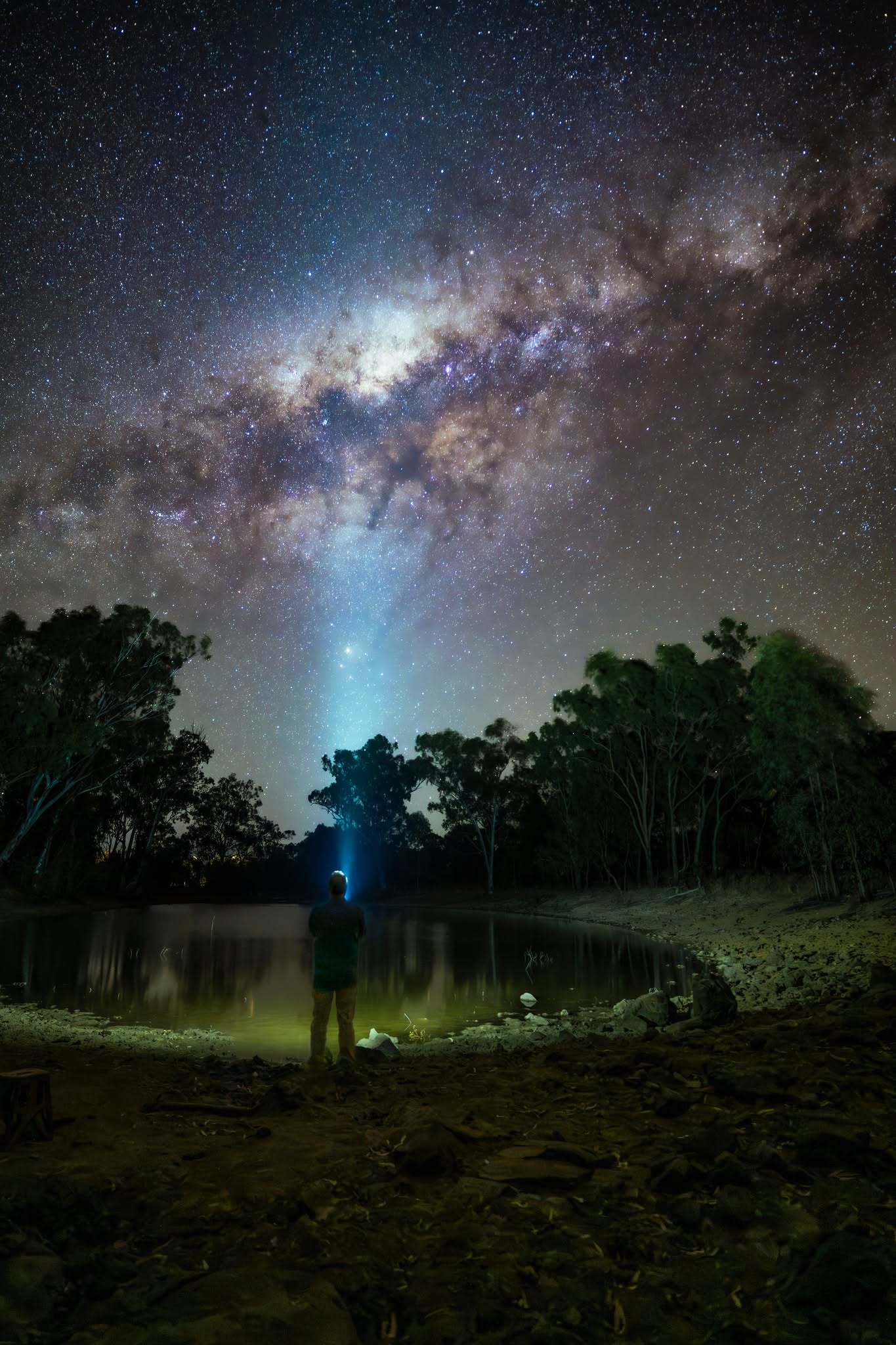 The Milky Way, as seen from a bush property.