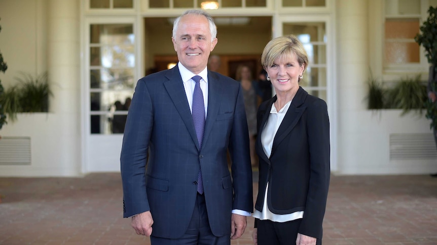 Malcolm Turnbull and Julie Bishop
