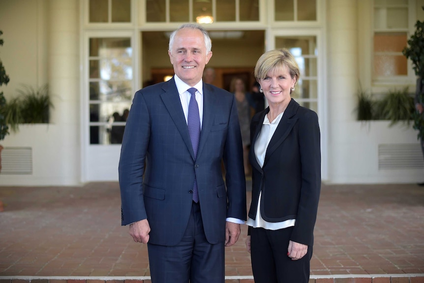 Malcolm Turnbull and Julie Bishop