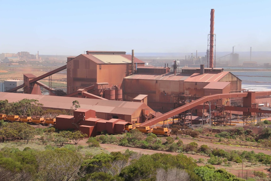 The Whyalla steelworks. 