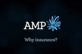An advertisement saying: AMP Why insurance?