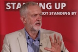British opposition Labour Party leader Jeremy Corbyn