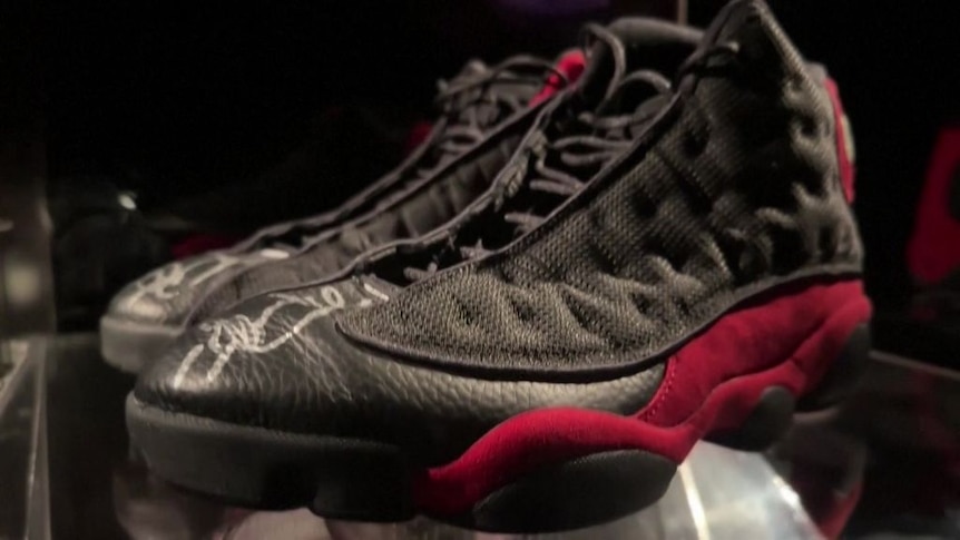 Michael Jordan's Nike Air Jordan Sneakers Sold at Auction