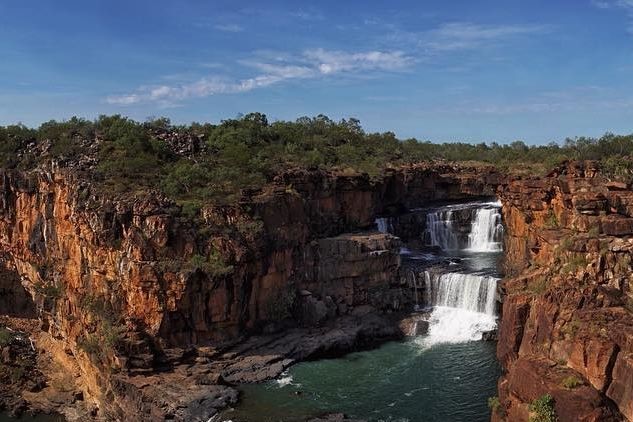 The tiers of Mitchell Falls in WA.