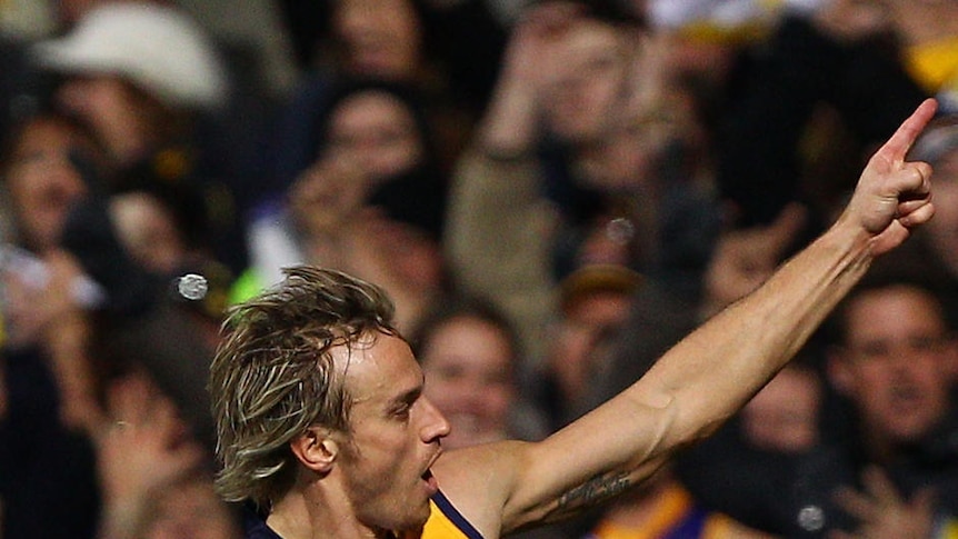 Missing firepower ... Nicoski was one of West Coast's top goal-kickers in 2011.