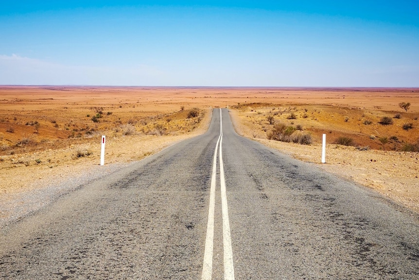 A road leading through the Outback