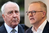 Anthony Albanese and Paul Keating