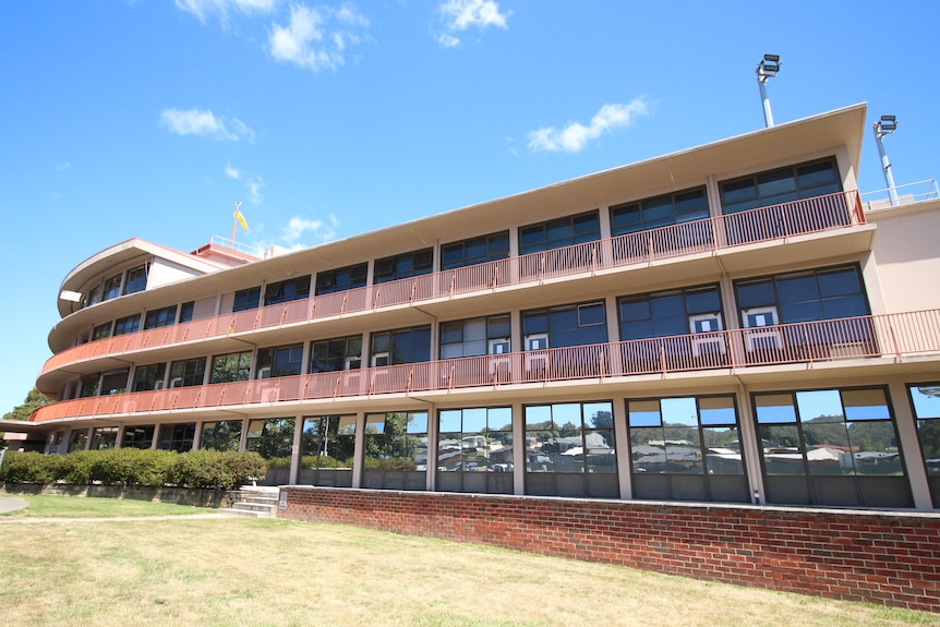 A hospital exterior