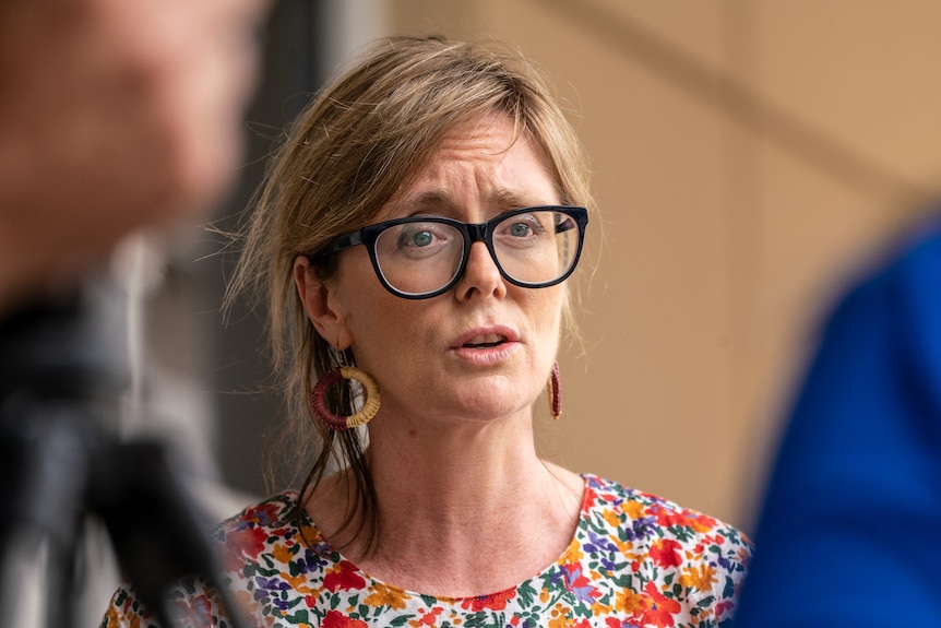 Kirsty Howey outside the Northern Territory Supreme Court.