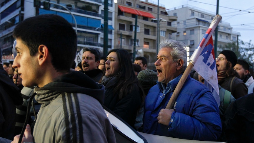 Greece austerity protests