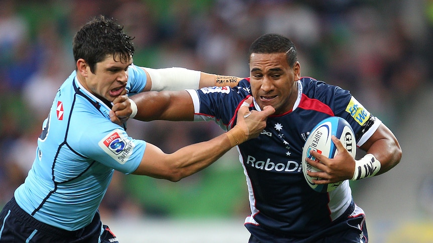 Shoulder injury ... Cooper Vuna (R)