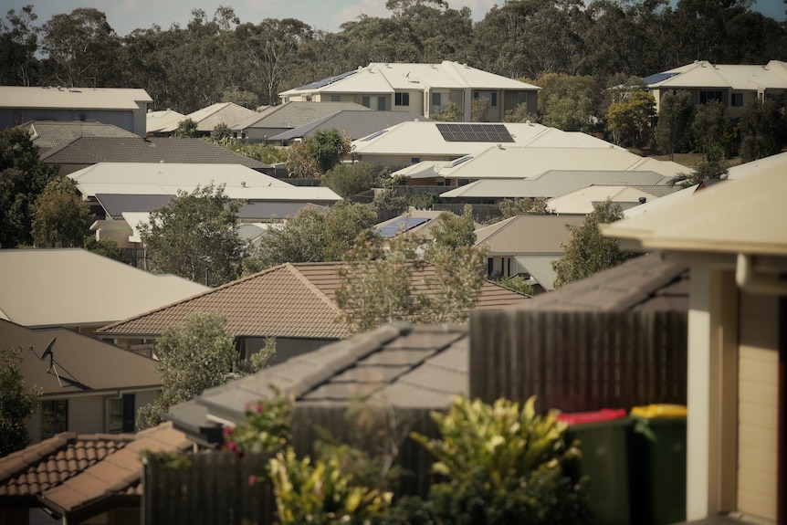 Roof tops of houses