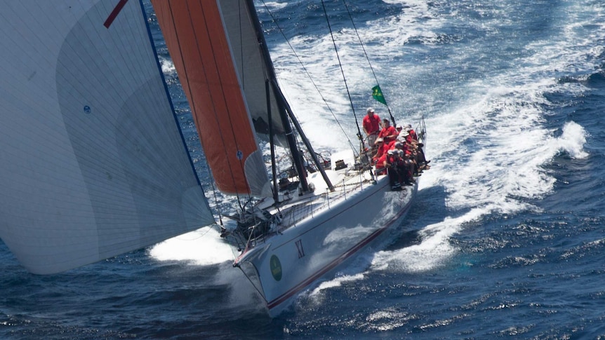 Wild Oats XI races in the Sydney to Hobart