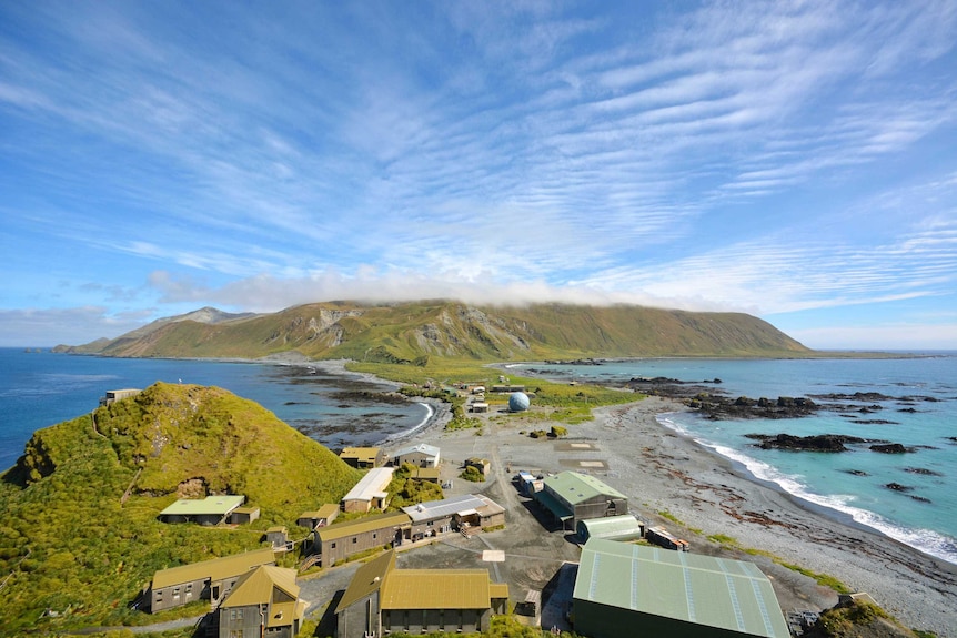Research and living quarters on Macquarie Island.