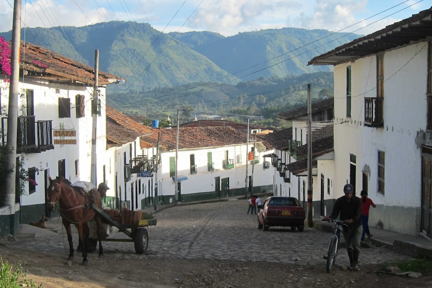 The town of San Agustin
