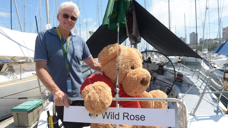 Wild Rose skipper Roger Hickman on board his boat on Christmas Eve.