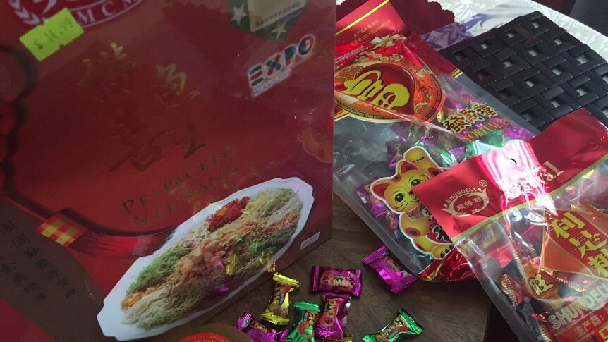 Chinese sweets and gifts given to friends and loved ones