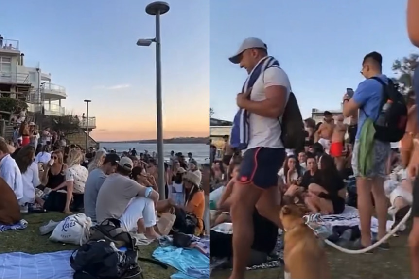 Composite Bondi crowds