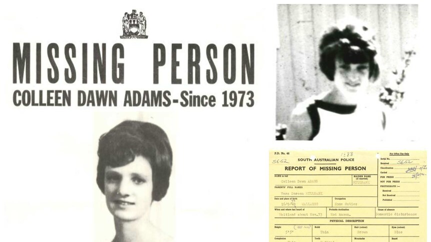 Colleen Adams missing poster