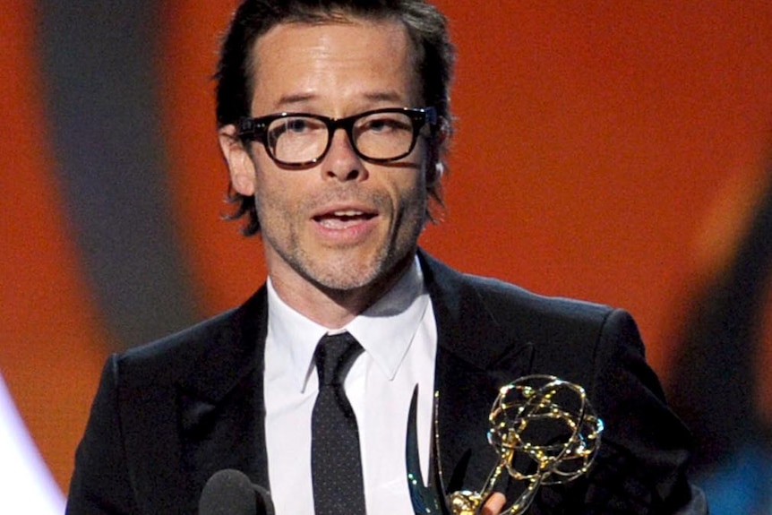 Guy Pearce wins Outstanding Supporting Actor in a Miniseries or Movie award at the Emmys