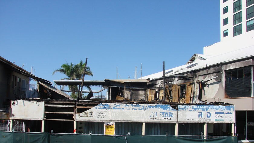 Mackay City Council says the old Hossaks building on River Street is now starting to collapse in on itself.