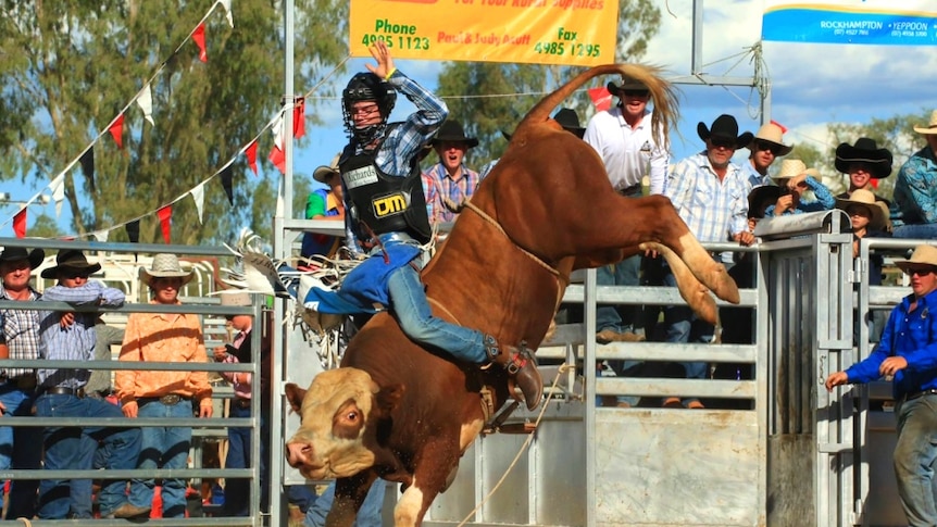 Mackay-based Ky Hamilton, 15, wants to become a professional bull rider.