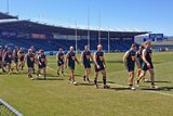 Tasmanian masters team takes the field