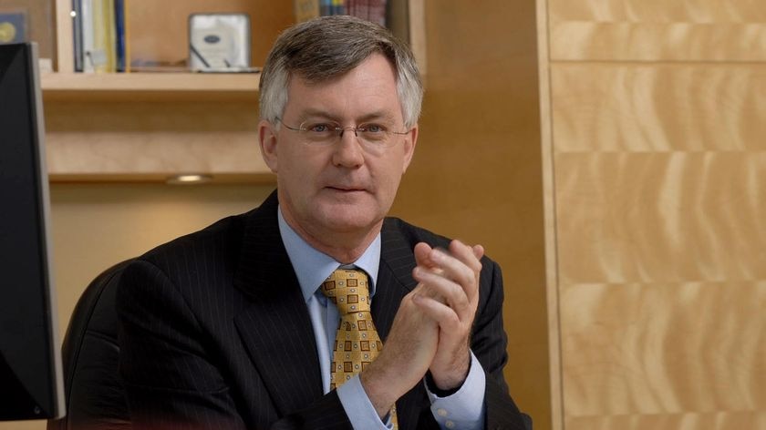 Martin Parkinson smiles during an interview