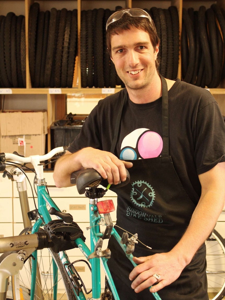Anthony Edler is the project manager at the Risdon Vale Bike Collective.