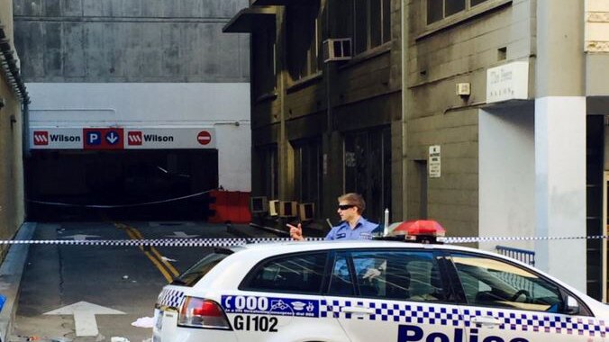 Police were called to the laneway on Tuesday night.