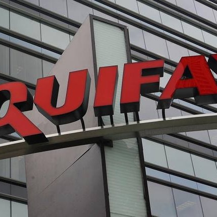 A photo of the front of Equifax headquarters in the United States.