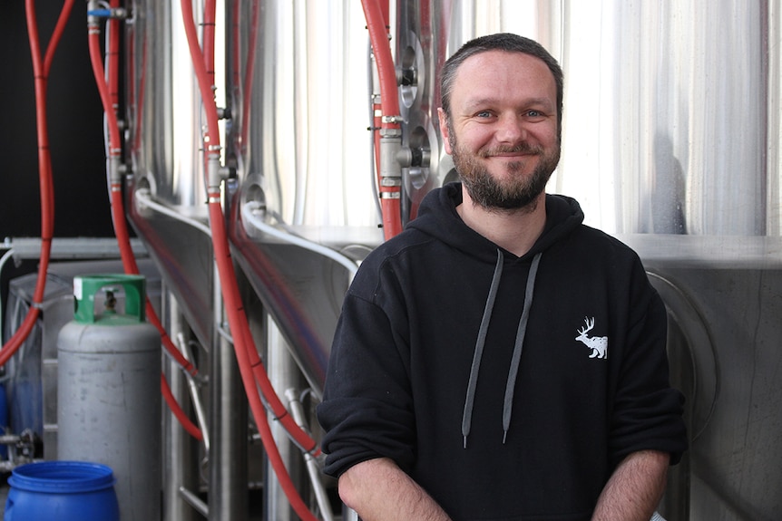 Cornel Ianculovici, former science teacher, turned brewer at Shambles Brewery.