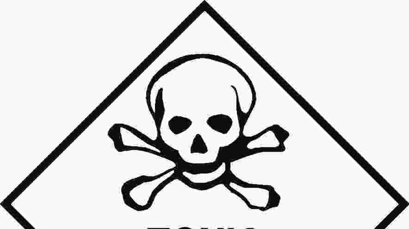 A Toxic gas sign