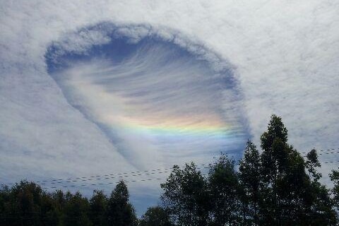 Cloud formation between Leongatha and Korumburra taken November 3, 1:20 pm.