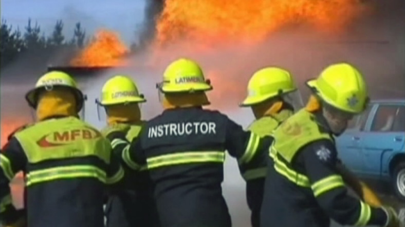 MFB recruits training at Fiskville