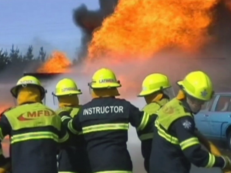 MFB recruits training at Fiskville