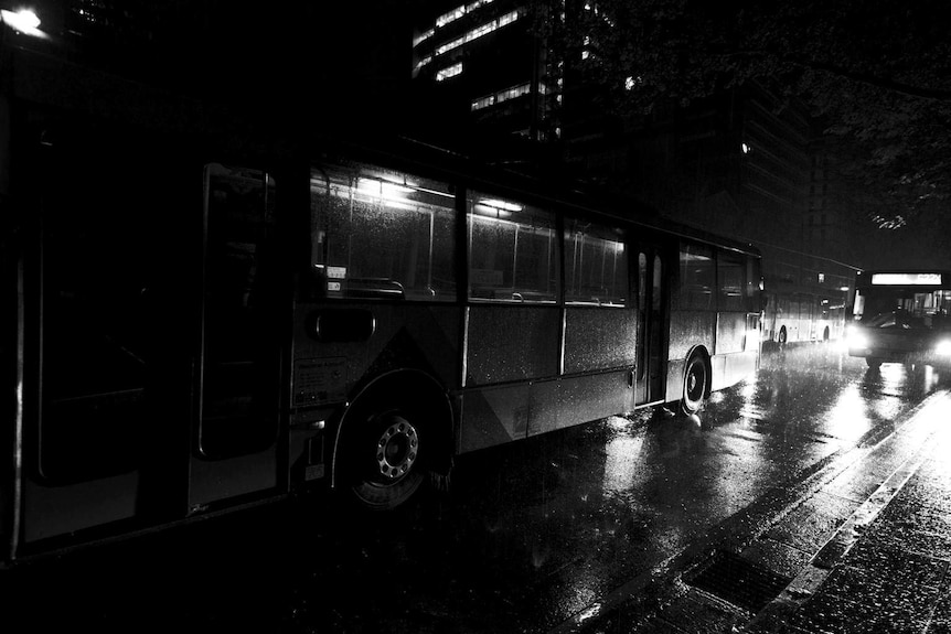 Darkness Adelaide's CBD