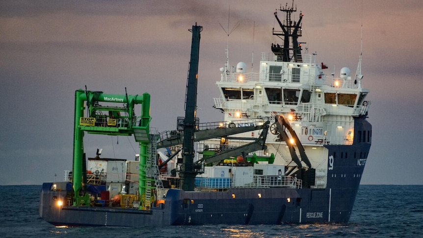 Greenpeace activists board deep-sea mining exploration vessel 