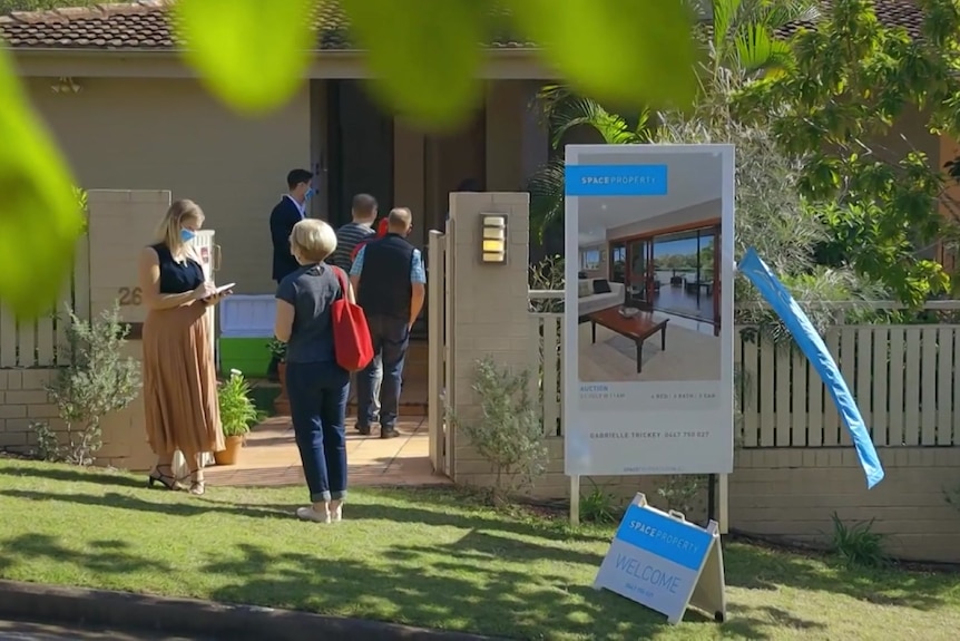 Out the front of 26 Cadiz Street, Indooroopilly, which sold at auction in August, 2021 for $300,000 over asking price