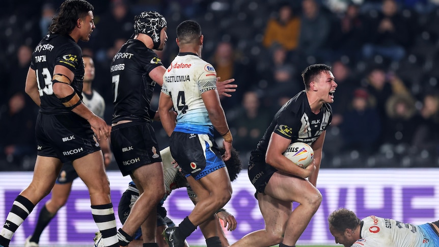 La Nouvelle-Zélande bat les Fidji 24 à 18 en quarts de finale de la Coupe du monde de rugby à XV pour se qualifier pour la demi-finale contre l’Australie