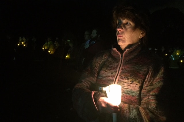 A candlelight vigil was held for Canberra children who have been left motherless.