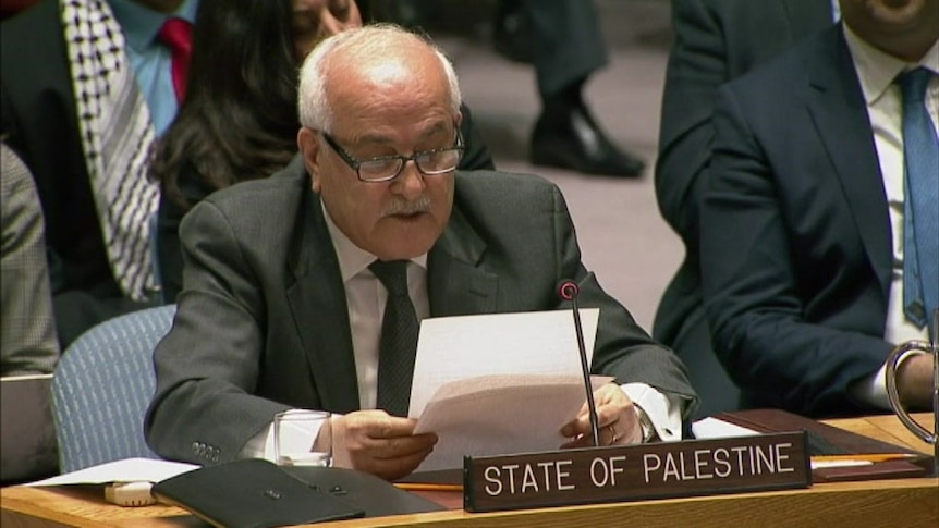 Palestinian permanent observer Riyad Mansour said the US decision risked complete destabilisation.