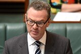 Education Minister Christopher Pyne in Parliament