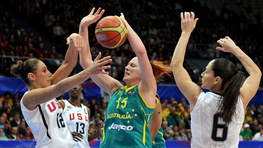 Lauren Jackson will wind down her storied career in the WNBL after the London Olympics. (file photo)