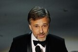 'This is your welcoming embrace': Christoph Waltz accepts his Oscar
