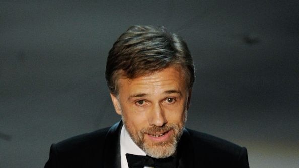 'This is your welcoming embrace': Christoph Waltz accepts his Oscar