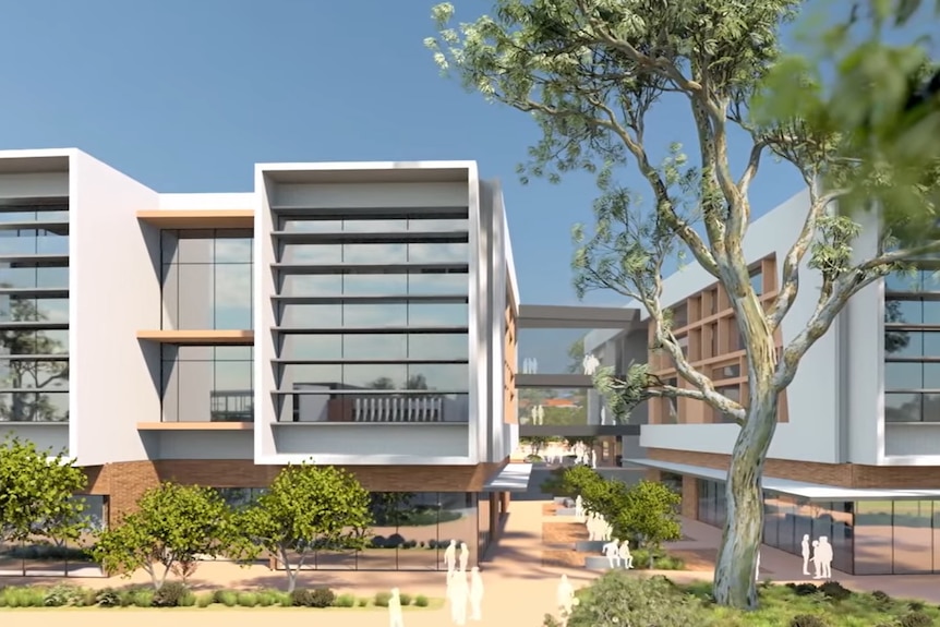 An artistic impression of the completed Morialta Secondary College.