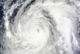 Satellite image of Typhoon Wipha