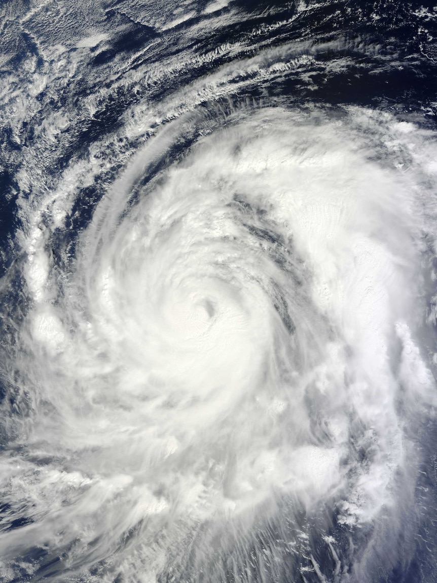 Satellite image of Typhoon Wipha